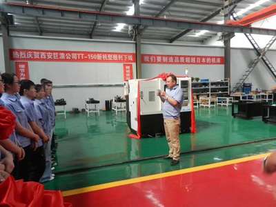 創(chuàng)新引領(lǐng)未來(lái) 西安巨浪精密機(jī)械TT150數(shù)控車床成功下線